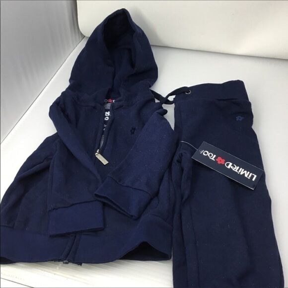 Limited Too Zip Up Hoodie Matching Bottoms (E7) - Picture 1 of 8